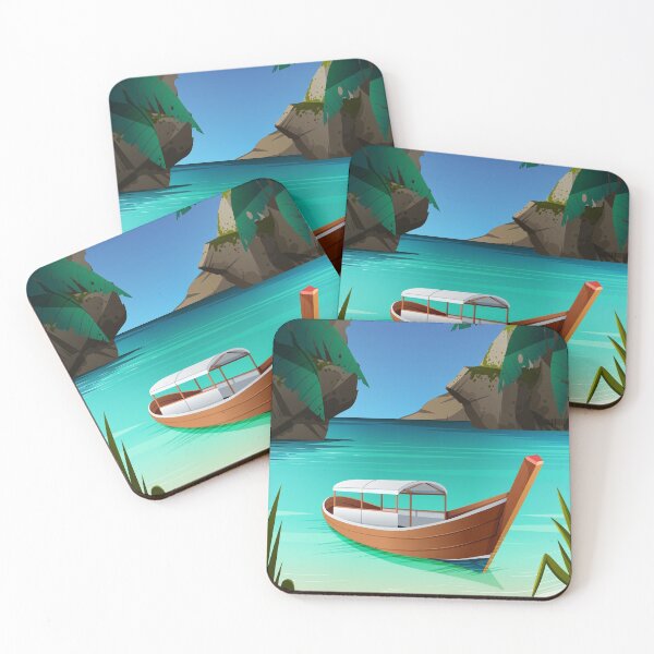 Item preview, Summer Vacation Tropical Beach Paradise designed and sold by Vector Scout Lab.