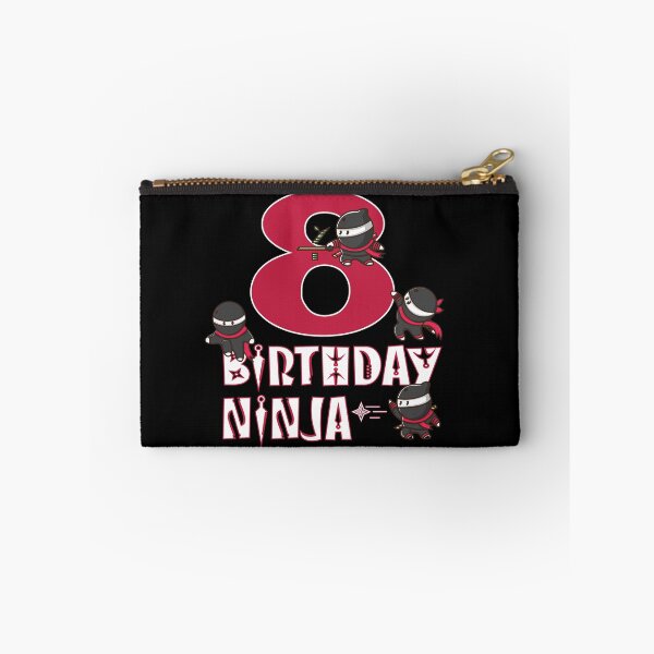 Item preview, 8th Birthday Ninja 8 Years Old Kid Ninjutsu B-day Party print designed and sold by Grabitees.