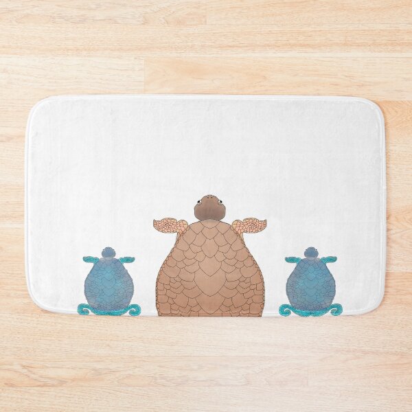Item preview, Cute hand drawn Sea turtles blue and brown watercolor  designed and sold by Pasan-hpmm.