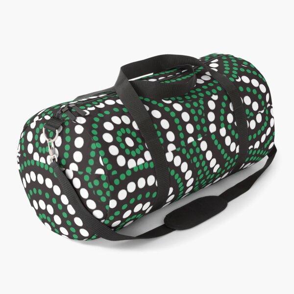 Item preview, Mandala Dotted - Aboriginal Art - Australian Charcoal and Green Mandala - Mandalas Dotted designed and sold by WonderWear.