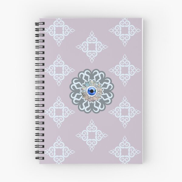 Item preview, Mati Evil Eye Purple Light Blue Pattern  designed and sold by Yiorgos Designs.