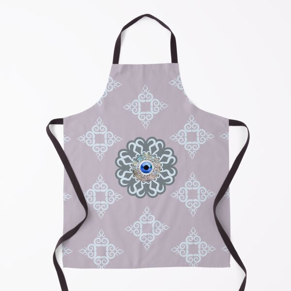 Item preview, Mati Evil Eye Purple Light Blue Pattern designed and sold by Yiorgos Designs.