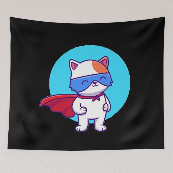 Item preview, Cat superhero designed and sold by Rakos-Merch.