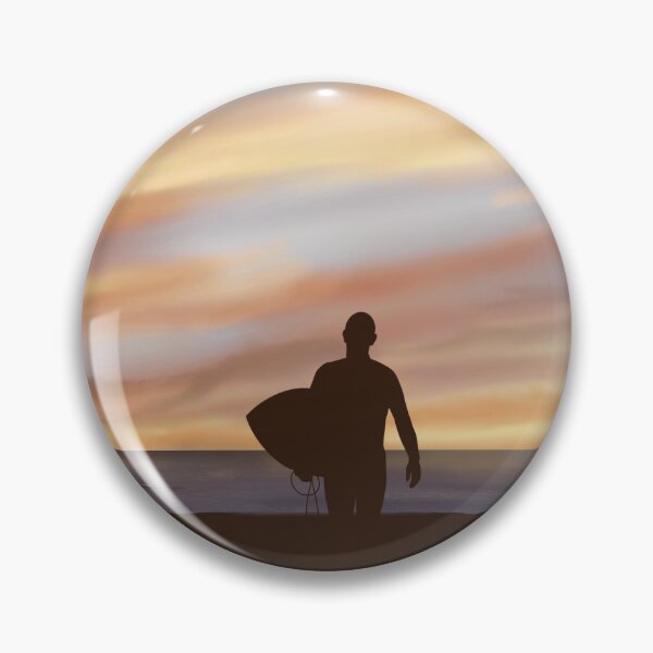 Item preview, Sunrise surfer silhouette designed and sold by FatSlugDesigns.