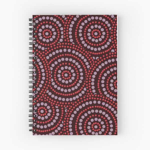 Item preview, Mandala Dotted - Aboriginal Art - Australian Red and Purple Mandala - Mandalas Dotted designed and sold by WonderWear.