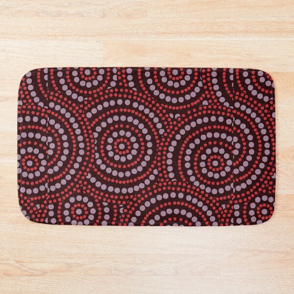 Item preview, Mandala Dotted - Aboriginal Art - Australian Red and Purple Mandala - Mandalas Dotted designed and sold by WonderWear.