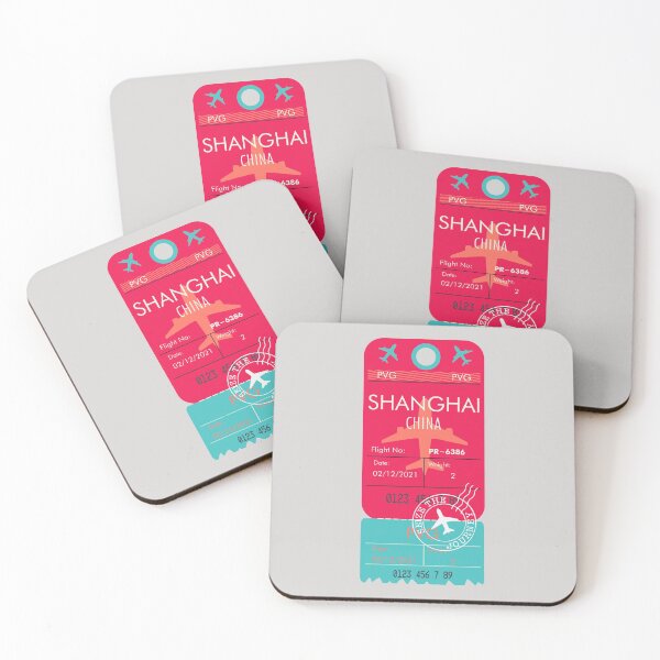 Item preview, SHANGHAI CHINA RETRO PLANE TICKET CHINESE designed and sold by aydapadi.