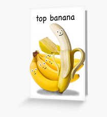 Top Banana Greeting Card