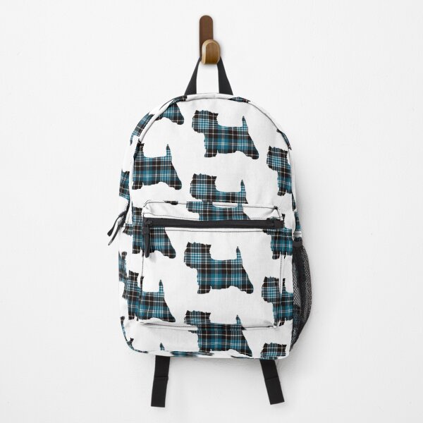 Item preview, Blue Plaid Westie Dog designed and sold by archyscottie.