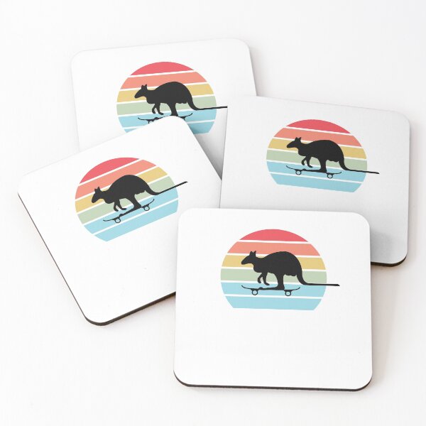 Item preview, Skateboarding Kangaroo,Cute Kangaroo,cute wallaby Skateboarding,Funny designed and sold by FLASHOP.