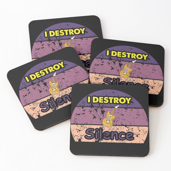 Item preview, I Destroy Silence Guitar designed and sold by sirrab.