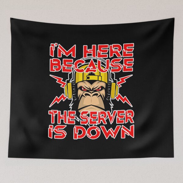 Item preview, I'm here because the server is down. Funny Gaming Gamer Gift Idea designed and sold by AS-Shirts.
