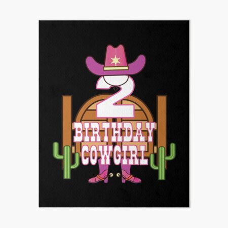 2nd Birthday Cowboy Kid 2 Years Old Rodeo Lover Party graphic