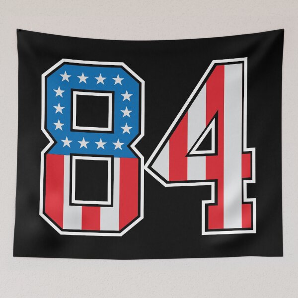 Item preview, 84 American Lucky Number Eighty-four United States Flag designed and sold by Urosek.