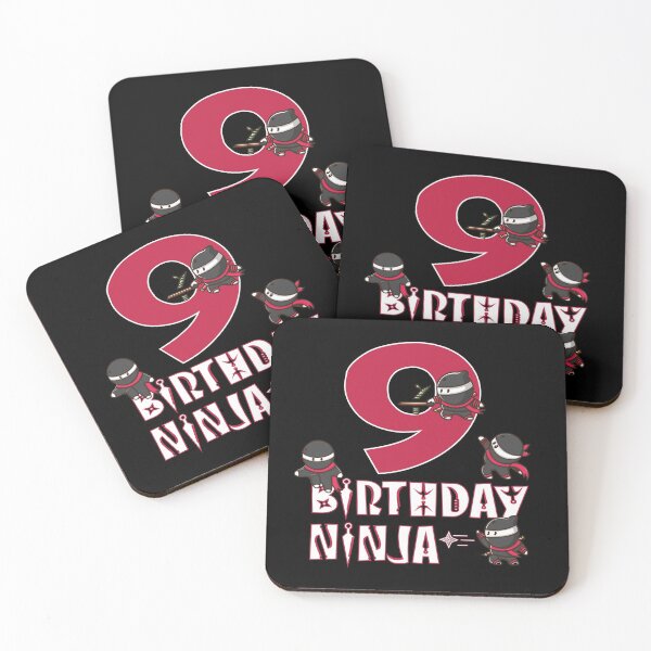 Item preview, 9th Birthday Ninja 9 Years Old Kid Ninjutsu B-day Party product designed and sold by Grabitees.