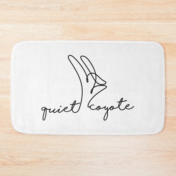 Item preview, quiet coyote (black font) designed and sold by splode.