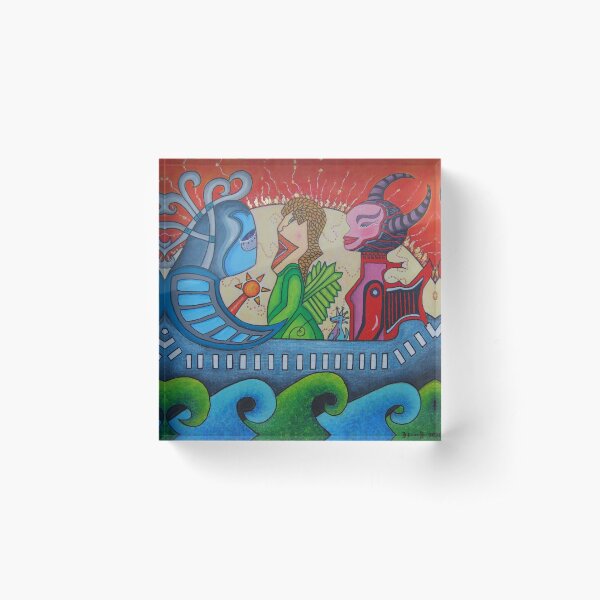 twilight trip Acrylic Block