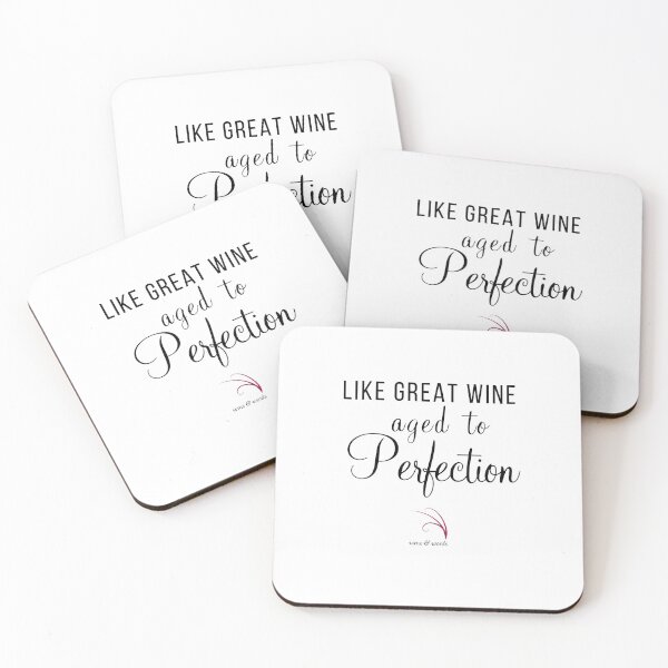 Item preview, Wine quote like great wine aged to perfection designed and sold by wineandwords.