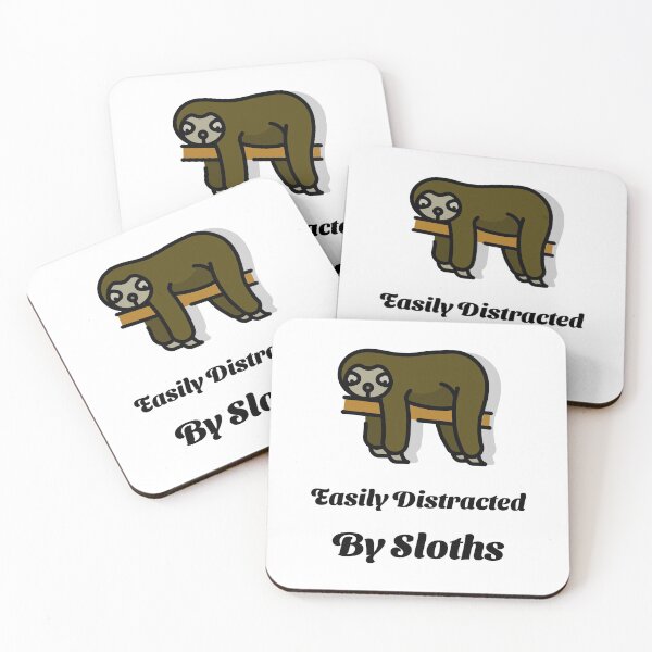 Item preview, Easily Distracted By Sloths designed and sold by ApparelByGriph.