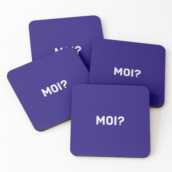 Item preview, Moi - White text designed and sold by FunkiFunki.