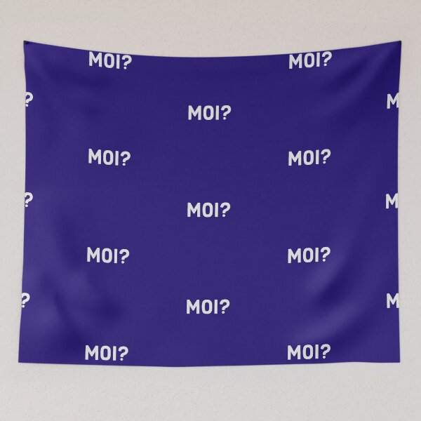 Item preview, Moi - White text designed and sold by FunkiFunki.