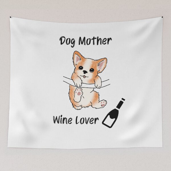 Item preview, Dog Mother Wine Lover designed and sold by DiscGolfTees.
