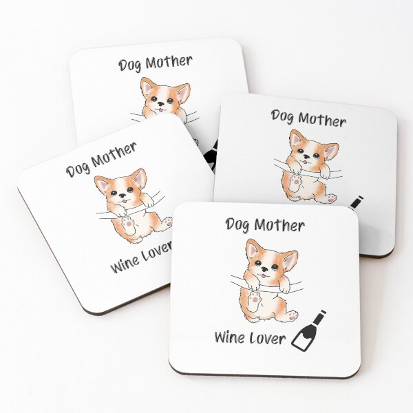 Item preview, Dog Mother Wine Lover designed and sold by DiscGolfTees.