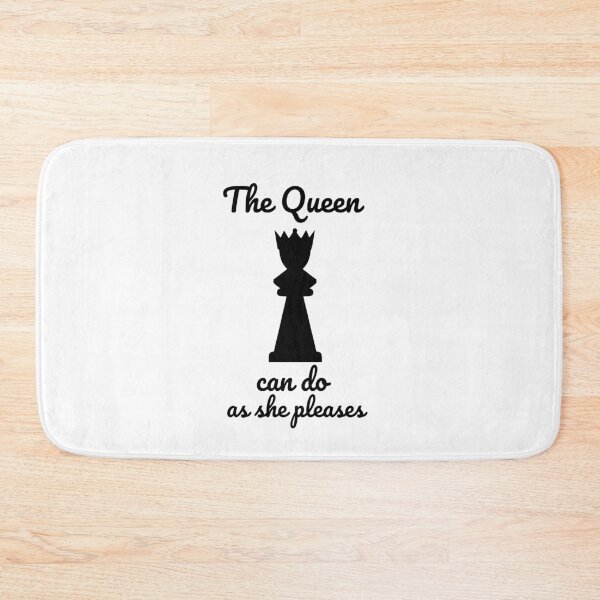 Item preview, Checkmate The Queen can do as she pleases  designed and sold by champagnemoment.