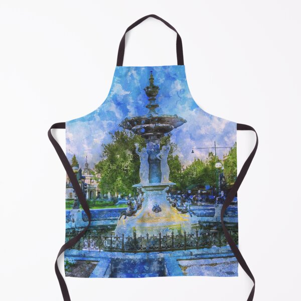 Item preview, The Alexandra Fountain on Pall Mall Watercolor designed and sold by Steven Jodoin.