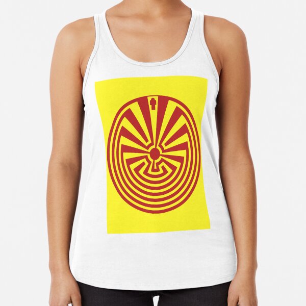 Iʼitoi or Iʼithi is, in the cosmology of the O&#39;odham peoples of Arizona, the mischievous creator god who resides in a cave below the peak of Baboquivari Mountain Racerback Tank Top