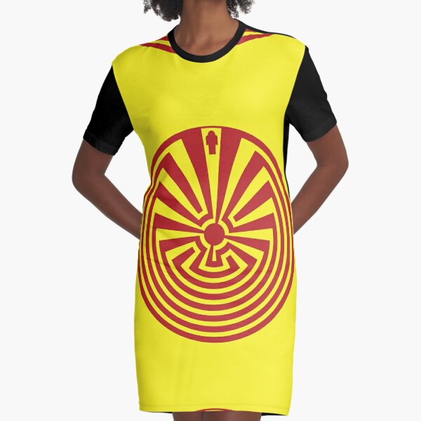 Iʼitoi or Iʼithi is, in the cosmology of the O&#39;odham peoples of Arizona, the mischievous creator god who resides in a cave below the peak of Baboquivari Mountain Graphic T-Shirt Dress