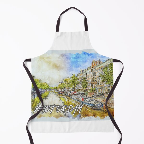 Item preview, Amsterdam Skyline New Year- Amsterdam Skyline Art designed and sold by The Full Cart.