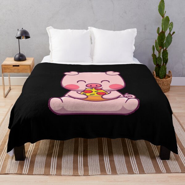 Item preview, Pig eating pizza designed and sold by Rakos-Merch.