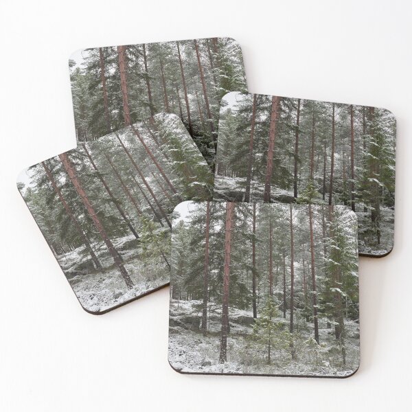Item preview, First snow in the forest 1 designed and sold by Jouko Lehto Photography.