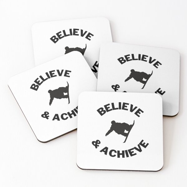 Item preview, Snowboarding: Believe & Achieve designed and sold by TheGreenGoat.