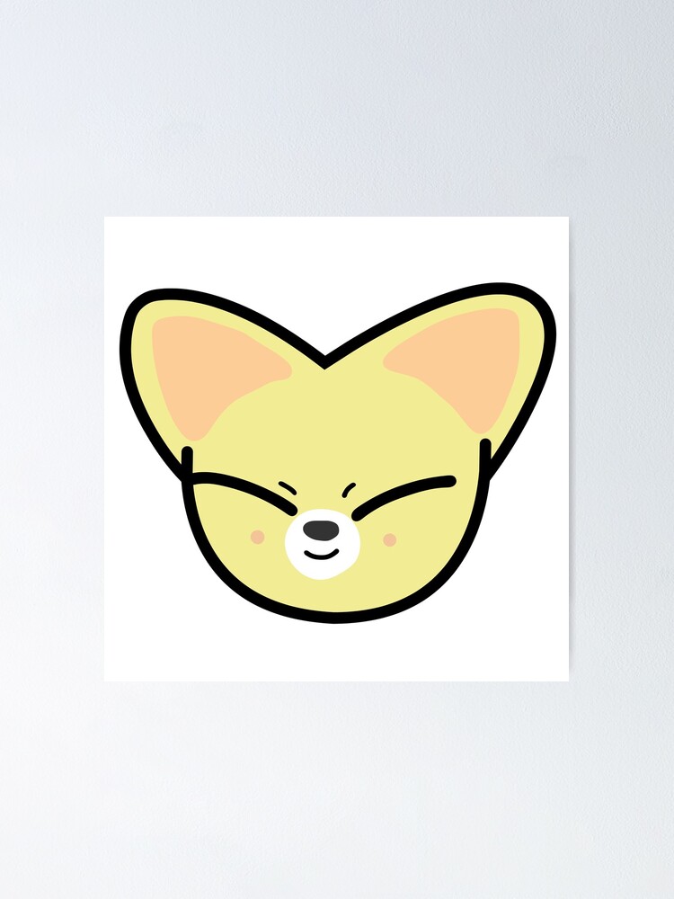 "SKZOO Fennec Fox Jeongin" Poster for Sale by Orimei Redbubble