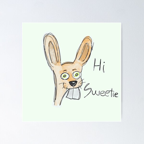 Item preview, Hi sweetie Bunny designed and sold by Csaba Farkas.
