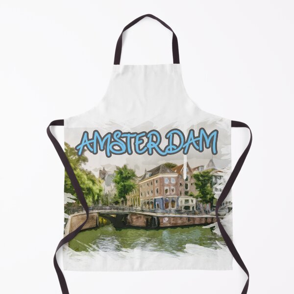 Item preview, Amsterdam Skyline New Year- Amsterdam Skyline Art designed and sold by The Full Cart.