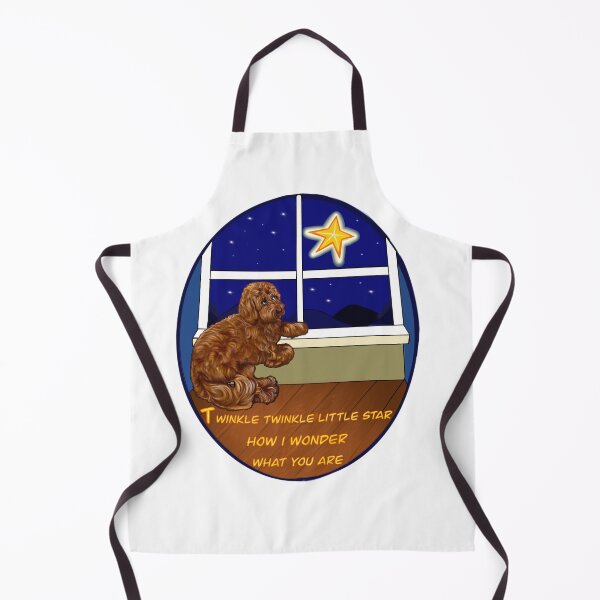 Item preview, Nursery rhyme twinkle twinkle little star  Cavapoo puppy dog  - cavalier King Charles spaniel poodle designed and sold by Artonmytee.