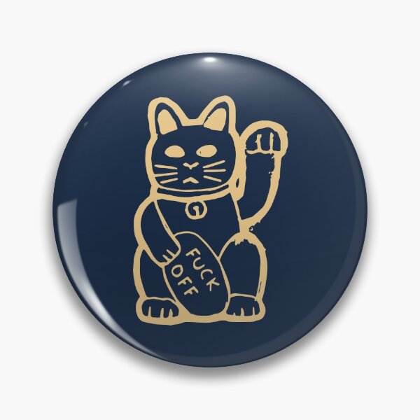 Item preview, Fuck off Cat designed and sold by designdroplet.