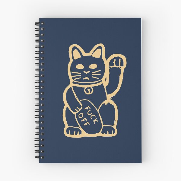 Item preview, Fuck off Cat designed and sold by designdroplet.