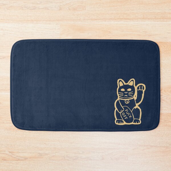 Item preview, Fuck off Cat designed and sold by designdroplet.