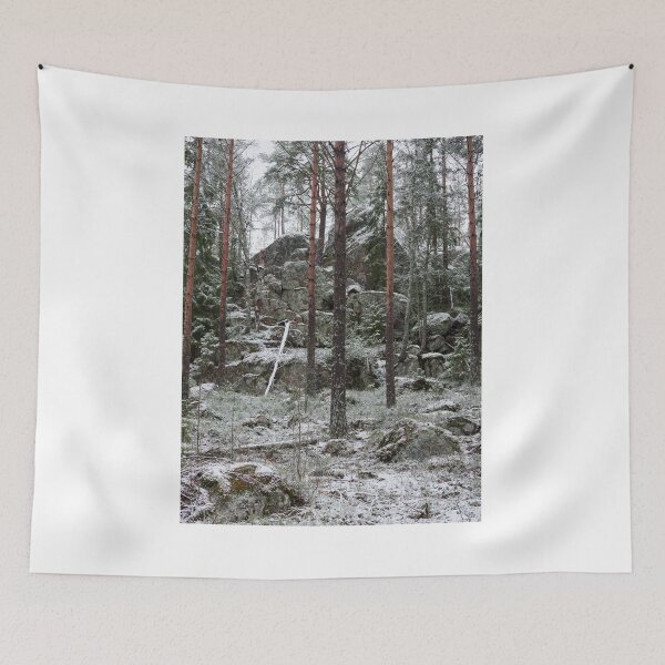 Item preview, First snow in the forest 3 designed and sold by Jouko Lehto Photography.