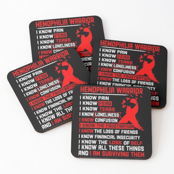 Item preview, I Am Hemophilia Warrior, I Know All These Things and I Am Surviving Them designed and sold by DianabellShop.