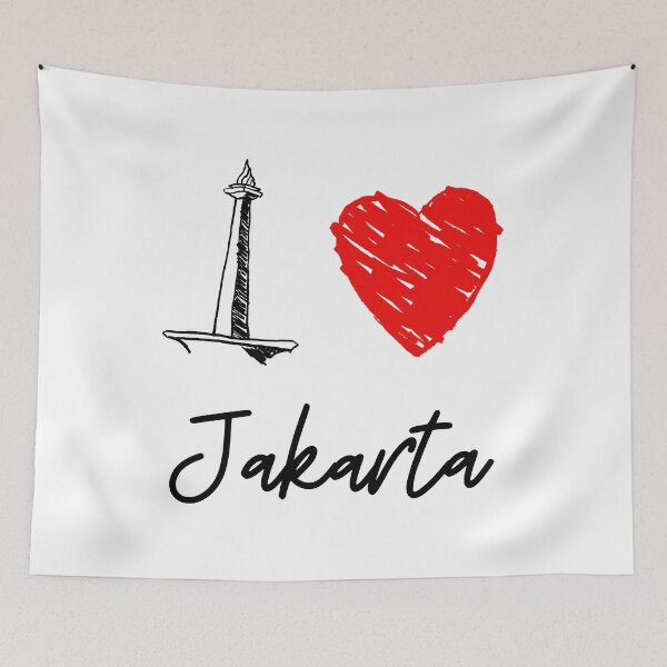 Item preview, I Love Jakarta designed and sold by suwarnaadi.