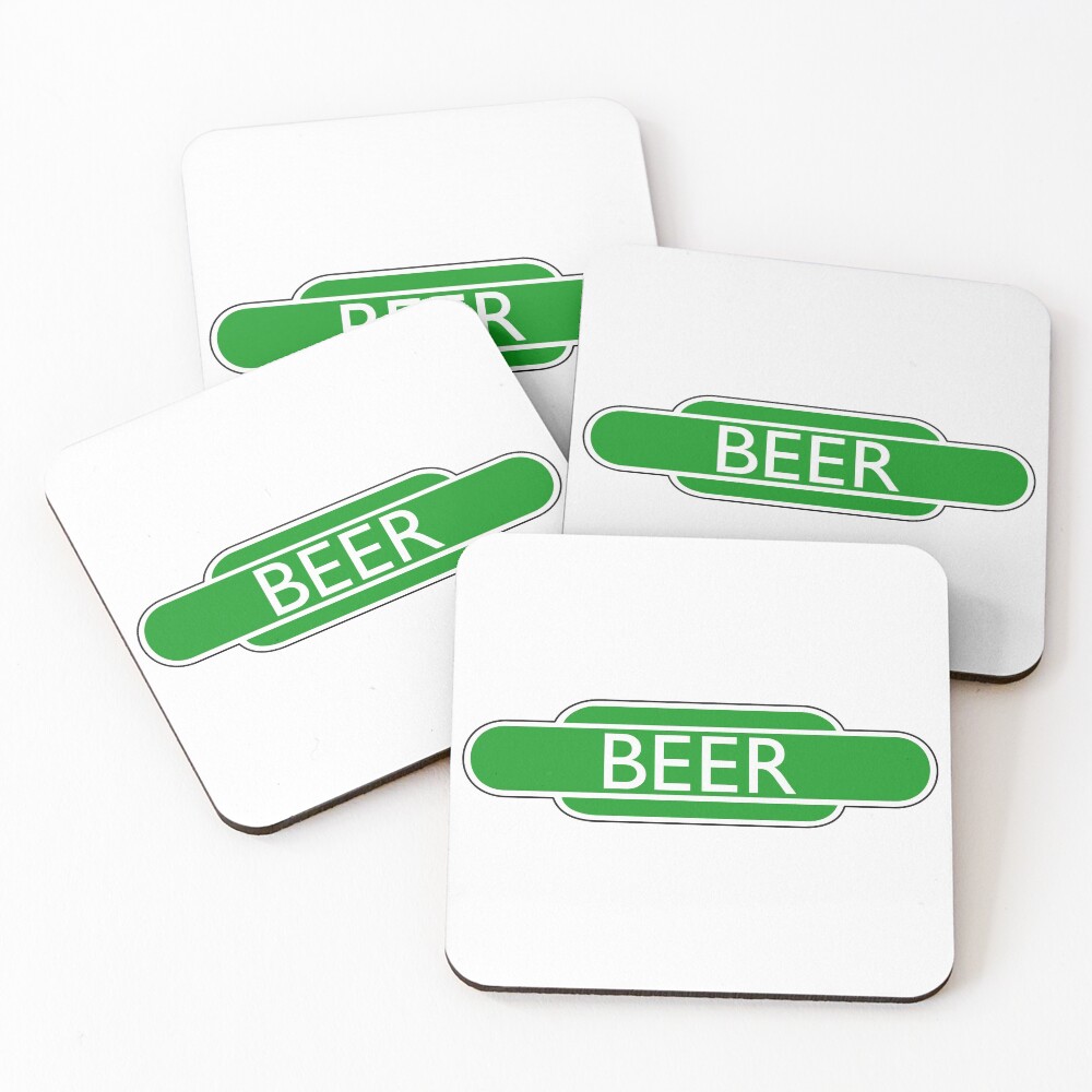 Item preview, Coasters (Set of 4) designed and sold by Railway-Signs.