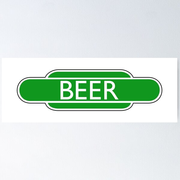 Item preview, Beer  designed and sold by Railway-Signs.