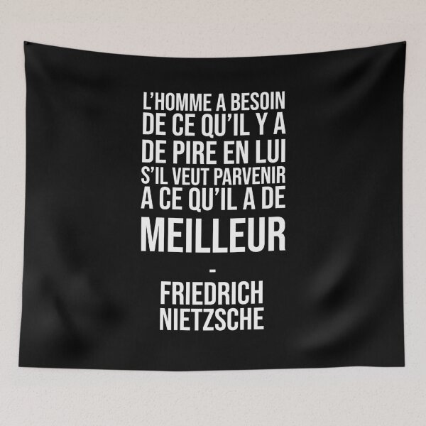 Item preview, The Worst and the Best - Nietzsche quote designed and sold by Philippe Derungs.