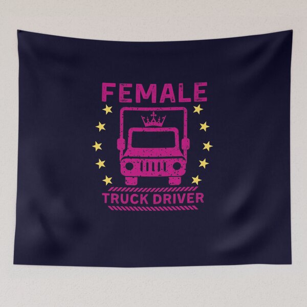 Item preview, Female Truck Driver designed and sold by aoichan3939.