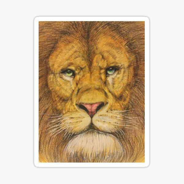 Aperçu de l'œuvre Dessin de lion royal créée et vendue par KentChua.